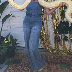 Anthropologie Pilcro denim jumpsuit